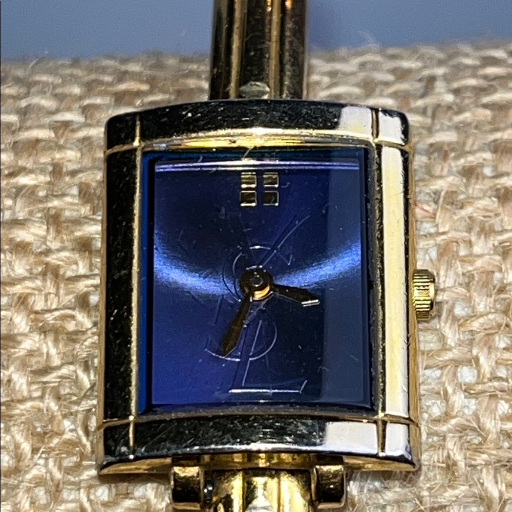 Yves Saint Laurent Watch 5920-H12115 Gold Stainless Steel Quartz Premium READ - Picture 4 of 11